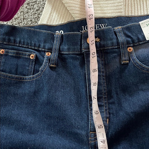 NWT! J. Crew 90s Classic Straight Leg Jeans sz30 in dark wash - Picture 12 of 14